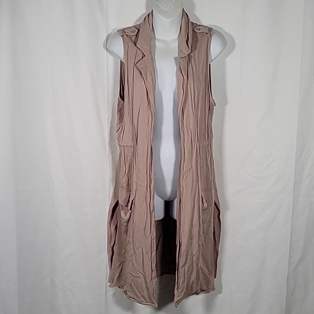 🩵 Khaki Duster Vest